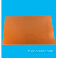 Plaque de bakélite feuilletée isolante phénolique de 3 mm